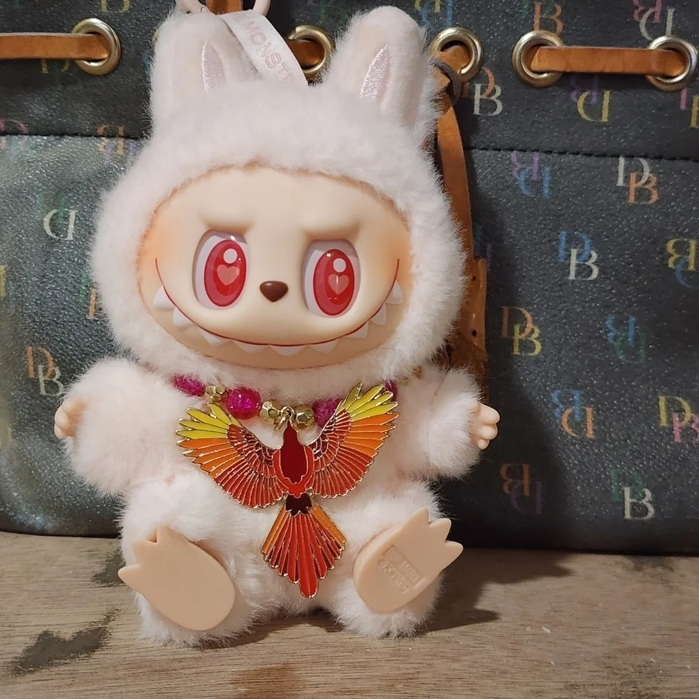 Labubu Phoenix Pendant Necklace